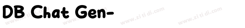 DB Chat Gen字体转换